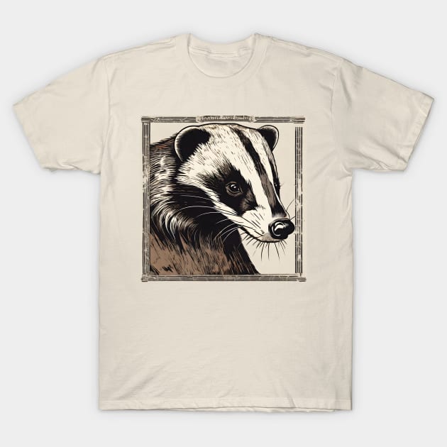 Ai Generated Badger T-Shirt by BoombasticArt